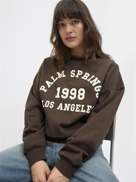 JXMERLE RLX SHORT LS CREW SWT LN bracken