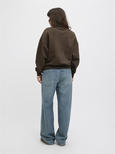 JXMERLE RLX SHORT LS CREW SWT LN bracken