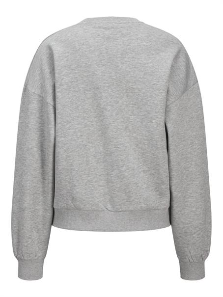 JXMERLE RLX SHORT LS CREW SWT LN light grey melange2