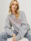 JXMERLE RLX SHORT LS CREW SWT LN light grey melange