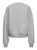 JXMERLE RLX SHORT LS CREW SWT LN light grey melange