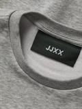 JXMERLE RLX SHORT LS CREW SWT LN light grey melange