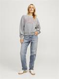 JXMERLE RLX SHORT LS CREW SWT LN light grey melange