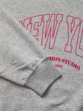 JXMERLE RLX SHORT LS CREW SWT LN light grey melange