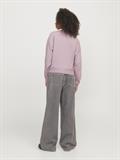 JXMERLE SPRING RLX SHORT LS CREW SWT LN mauve shadows