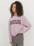 JXMERLE SPRING RLX SHORT LS CREW SWT LN mauve shadows