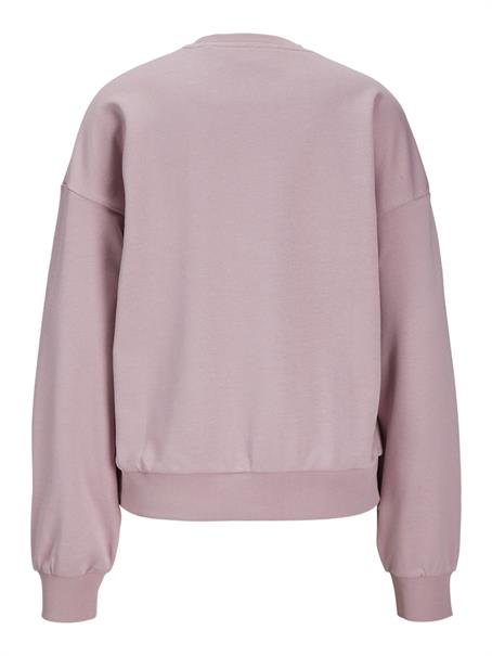 JXMERLE SPRING RLX SHORT LS CREW SWT LN mauve shadows