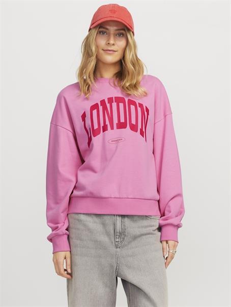 JXMERLE SPRING RLX SHORT LS CREW SWT LN morning glory