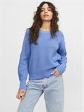JXMILA TWIST CREW NECK KNIT NOOS silver lake blue