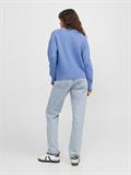 JXMILA TWIST CREW NECK KNIT NOOS silver lake blue