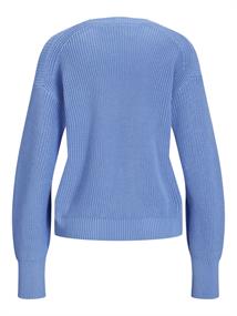 JXMILA TWIST CREW NECK KNIT NOOS silver lake blue