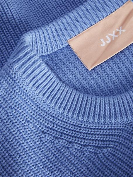 JXMILA TWIST CREW NECK KNIT NOOS silver lake blue