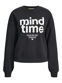 JXMIMI RLX LS PRINT CREW SWT black
