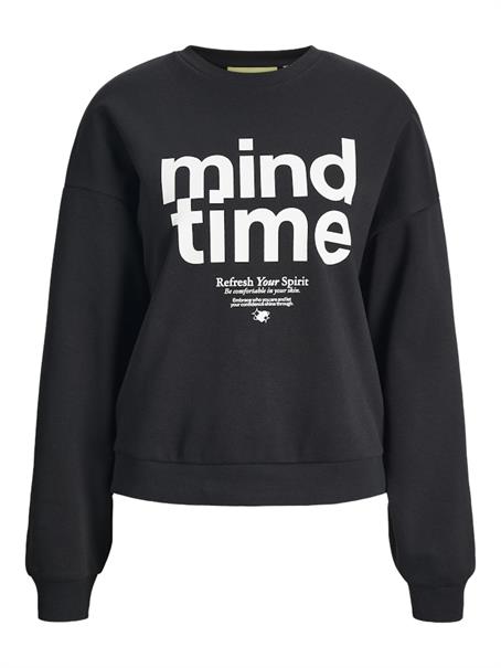 JXMIMI RLX LS PRINT CREW SWT black