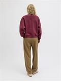 JXMIMI RLX LS PRINT CREW SWT cabernet