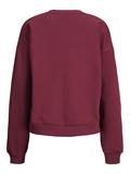 JXMIMI RLX LS PRINT CREW SWT cabernet