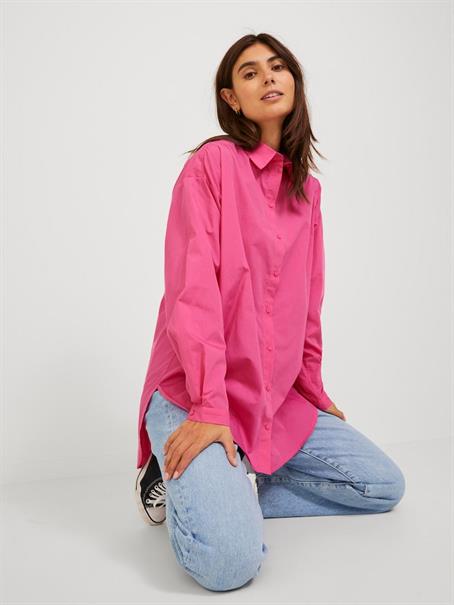 JXMISSION LS OVERSIZE SHIRT NOOS carmine rose