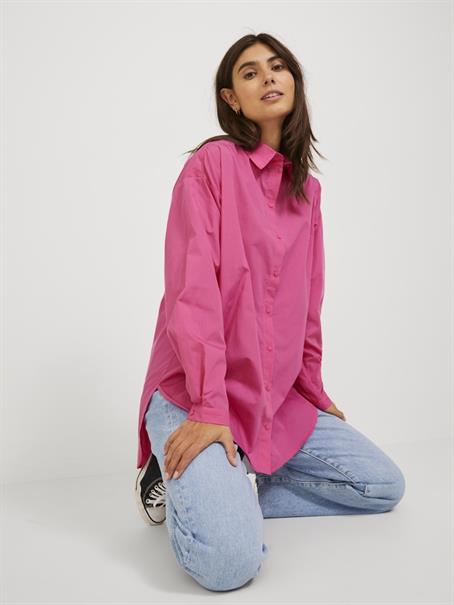 JXMISSION LS OVERSIZE SHIRT NOOS carmine rose