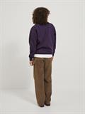 JXOHIO RLX LS CREW SWT purple velvet