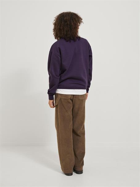 JXOHIO RLX LS CREW SWT purple velvet