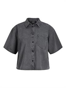 JXPAULINA SS SHIRT DNM LN medium grey denim
