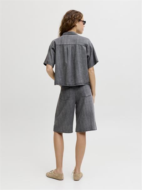 JXPAULINA SS SHIRT DNM LN medium grey denim