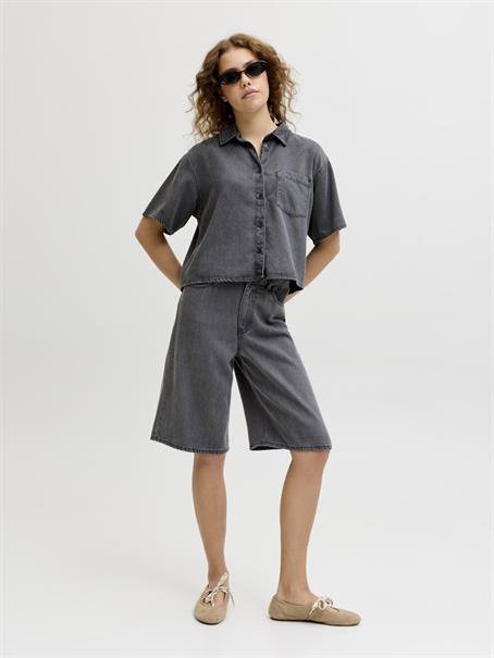 JXPAULINA SS SHIRT DNM LN medium grey denim