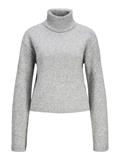 JXROSANNA ROLL NECK KNIT light grey melange