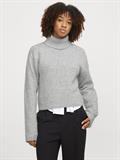 JXROSANNA ROLL NECK KNIT light grey melange