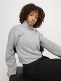 JXROSANNA ROLL NECK KNIT light grey melange