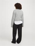 JXROSANNA ROLL NECK KNIT light grey melange