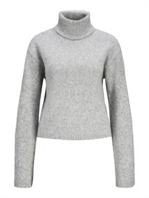 JXROSANNA ROLL NECK KNIT light grey melange