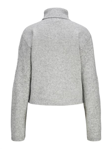 JXROSANNA ROLL NECK KNIT light grey melange