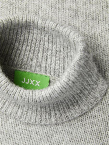 JXROSANNA ROLL NECK KNIT light grey melange