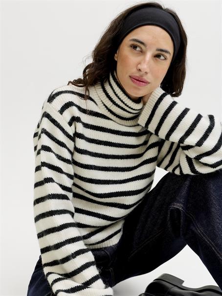 JXROSANNA ROLL NECK KNIT vanilla ice