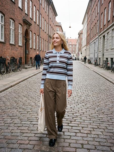 JXRUBY POLO NECK KNIT SN skyway