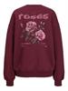 JXSANDRA RLX LS CREW SWT cabernet