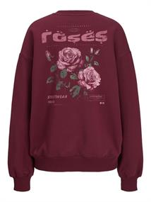 JXSANDRA RLX LS CREW SWT cabernet