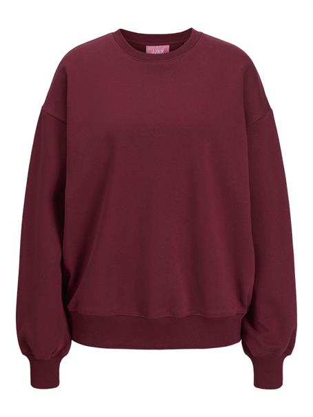 JXSANDRA RLX LS CREW SWT cabernet