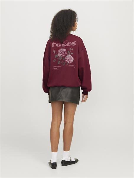 JXSANDRA RLX LS CREW SWT cabernet