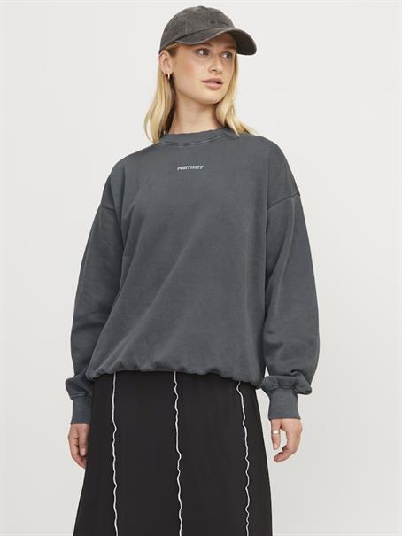 JXSANDRA RLX LS WASH CREW SWT black