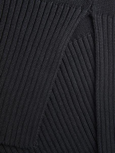 JXSIANA TWIST HIGH NECK KNIT black