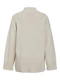 JXSIANA TWIST HIGH NECK KNIT bone white