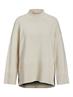 JXSIANA TWIST HIGH NECK KNIT bone white