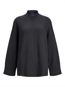 JXSIANA TWIST HIGH NECK KNIT NOOS black