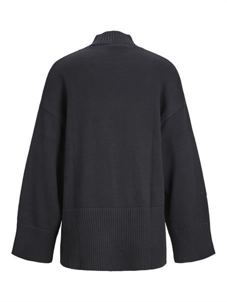 JXSIANA TWIST HIGH NECK KNIT NOOS black
