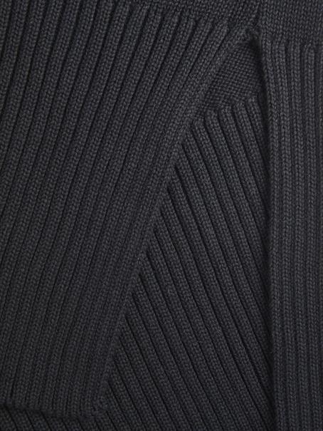 JXSIANA TWIST HIGH NECK KNIT NOOS black