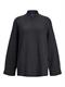 JXSIANA TWIST HIGH NECK KNIT NOOS black