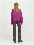 JXSIGGA DIVERSE CREW NECK KNIT SN fuchsia red