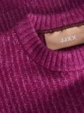 JXSIGGA DIVERSE CREW NECK KNIT SN fuchsia red